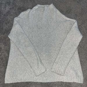 Womens Maurices Grey Turtleneck Sweater